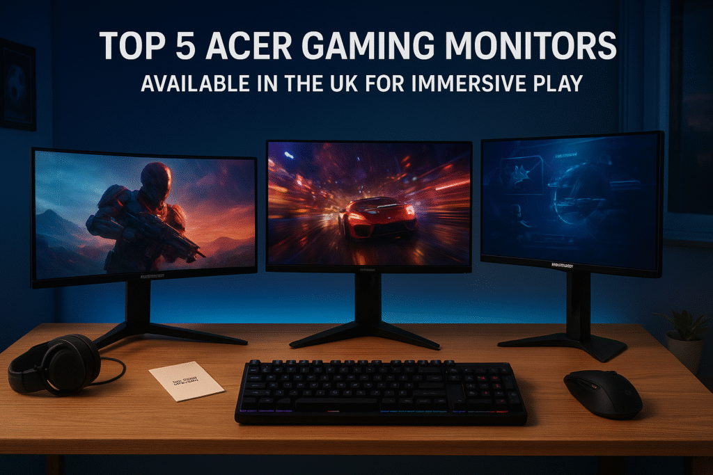Top 5 Acer Gaming Monitors Available in the UK for Immersive Play