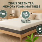 Zinus Green Tea Memory Foam Mattress: Reviewing Comfort, Cooling & Cost