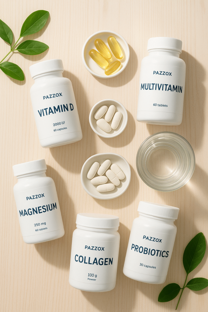 Top 10 Must-Have Vitamines & Supplementen bij Pazzox
