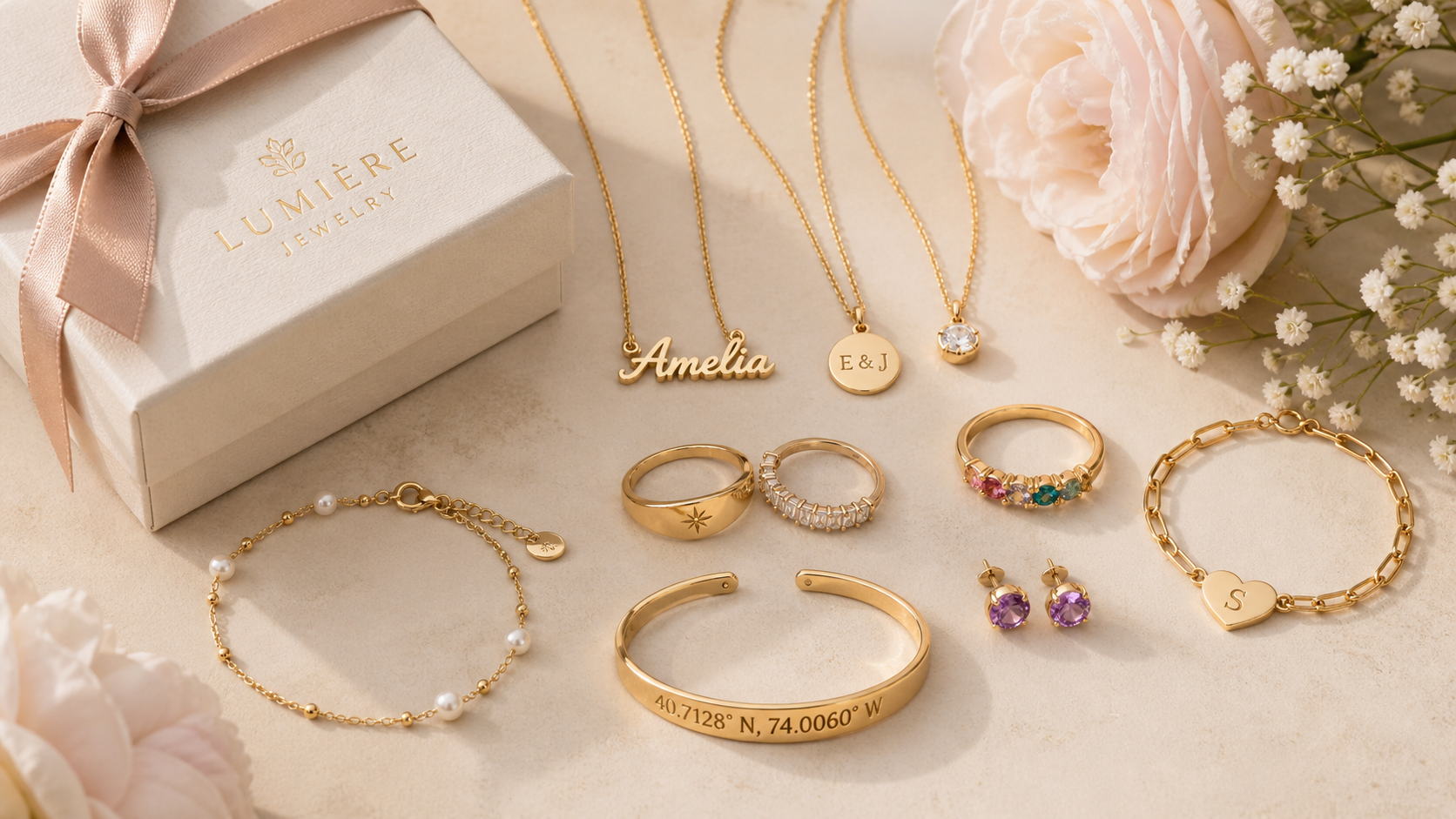 Best Personalized Jewelry Gifts from Mint and Lily