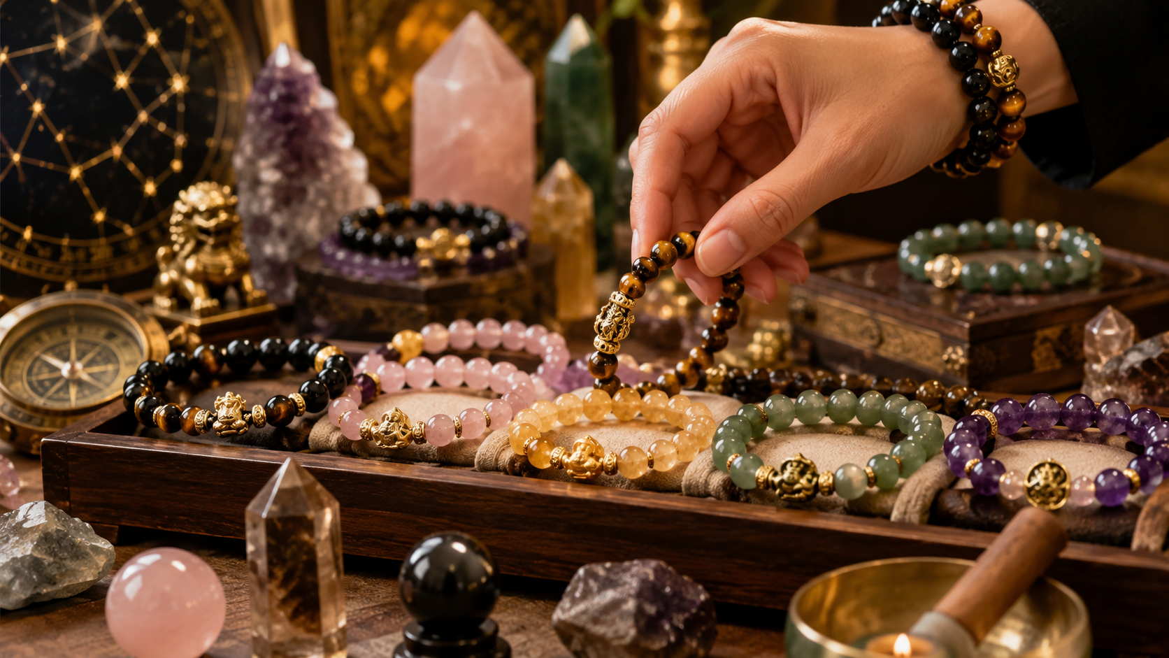 How to Choose the Right Crystal Bracelet Based on Your Energy & Zodiac Sign