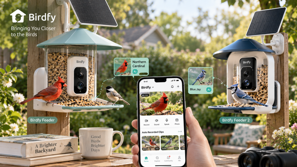 Birdfy Feeder Camera Guide AI Bird Identification App Features and Video Quality